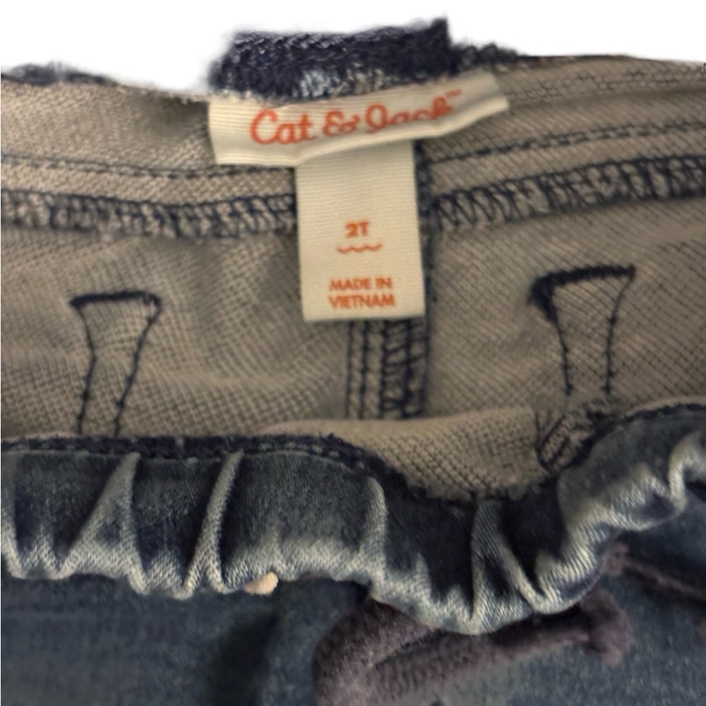 Cat & Jack Girls' Denim Shorts Set - Light Wash & Dark Wash Bundle Size 2-3 - Picture 5 of 16